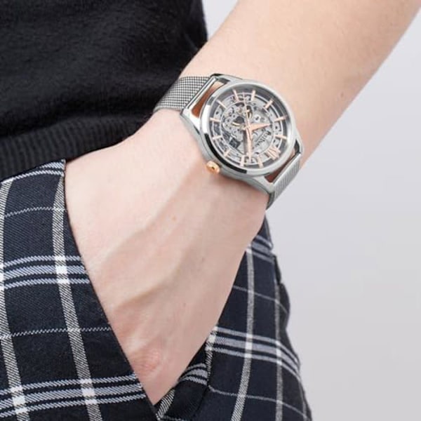 Ur - FESTINA - F20627/1 - Analog - Stål - Vandtæthed 5 Atm Svart silver