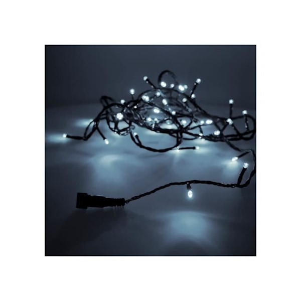 Guirlande - GENERIQUE - Easy-Connect 4m - Kall vit - Int. Ext. - IP44 Vit