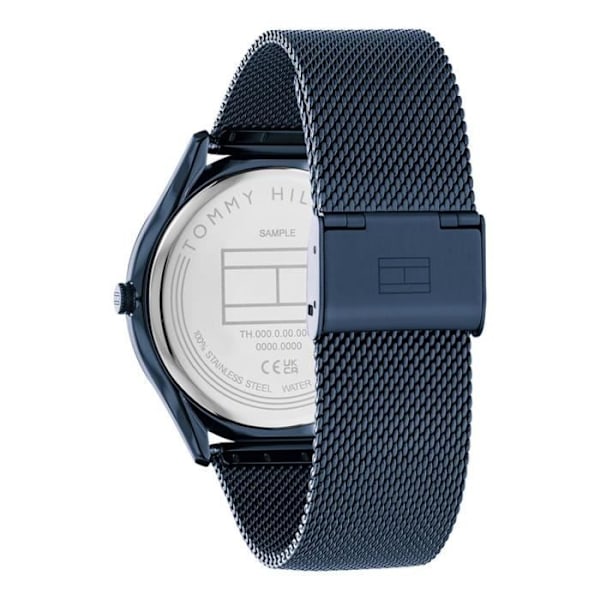 Klocka - Tommy Hilfiger - Becker - Milanesse stål - Quartz - Blå Kvartsrörelse