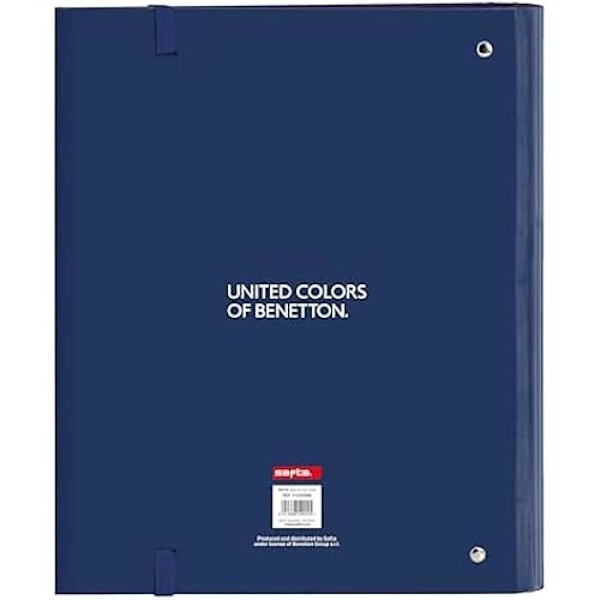 Safta Benetton Cool 4-ringspärm 35 cm med 100 A4-ark