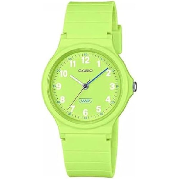 Ur - CASIO - LQ-24B-3BEF - Grøn farve - Plastikkasse - Quartz urværk Grön