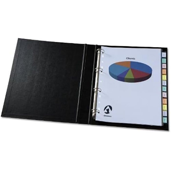 Flikavdelare - Avery - 05614501 - Polypropen - A4 - 12 nycklar - Vit Vit