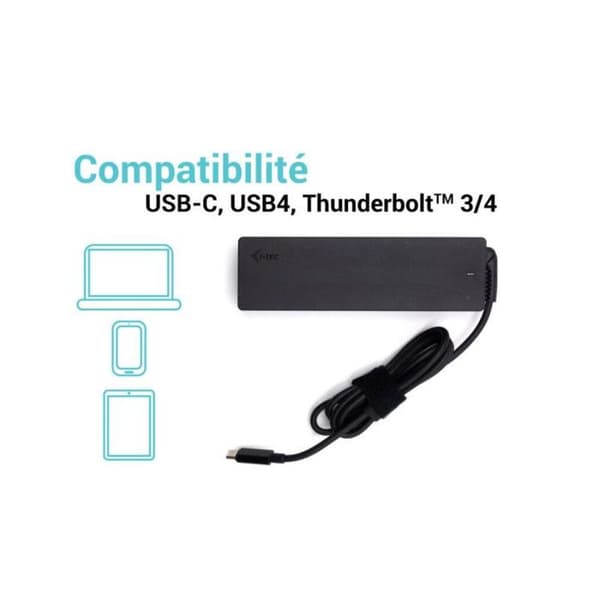 I-TEC USB C PD 3.0 100 W yleislaturi - virtalähde