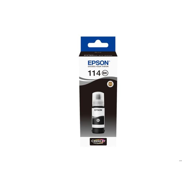 Mustepullot - Epson - Ecotank 114 - Musta - 70ml - Mustetäyttö