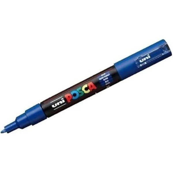 Posca PC-1MC Extra-fine kartiomallinen tussiväri 0,7 - 1 mm tummansiniset x 6 Posca mörk blå