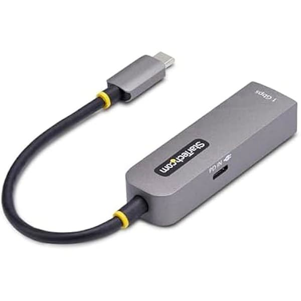 USB-C -Ethernet -sovitin - STARTECH.COM - NIC - 1Gbps - 100W PD Pass-Through - Multi-OS