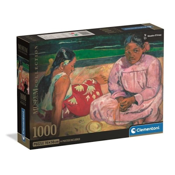 CLEMENTONI - Kompakt 1000 bitar - Gauguin: Tahitiska kvinnor