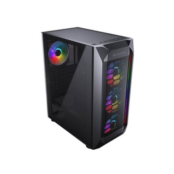 ATX Semi-Tower Kabinet - COUGAR - Sort - Midi Format - ATX Størrelse - Optimal Küling