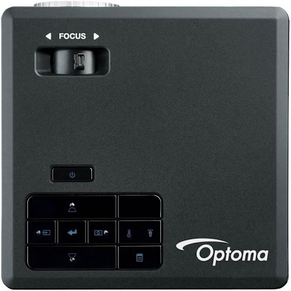 Optoma ML750e - WXGA LED-videoprojektori (1280x800) - Ultrakannettava - 700 LED-kirkkaus - HDMI - 1 W integroitu kaiutin - Musta