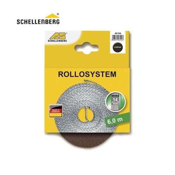 Sokea nauha - EDM - 87003 - 14 mm - 6 m - Ruskea kastanj