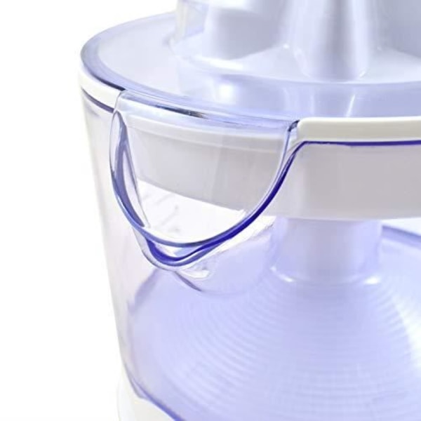TM Electron tmpex002 elektrisk citruspresse - pulpregulator og nem rengøring - hvid
