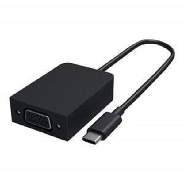 Videoadapter - Microsoft - USB-C til VGA - Til Surface Book 2 - USB-C-stik - Farve Sort
