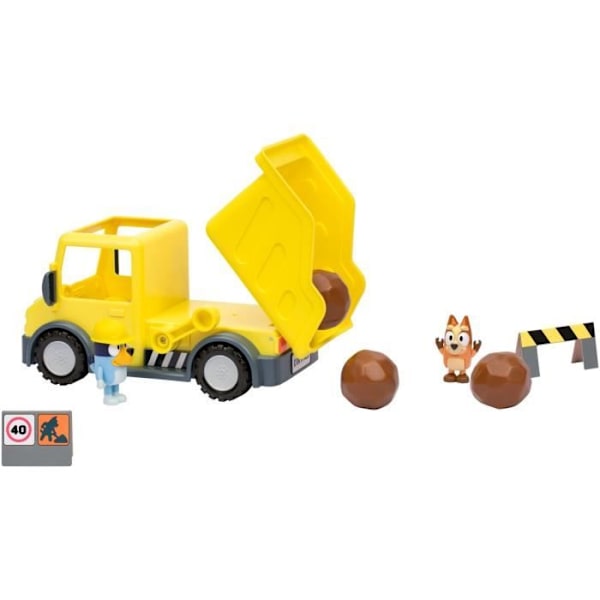 Roskakuorma-auto - BLUEY - Bluey ja Bingo - Figuriinit mukana - Muokattavat lisävarusteet