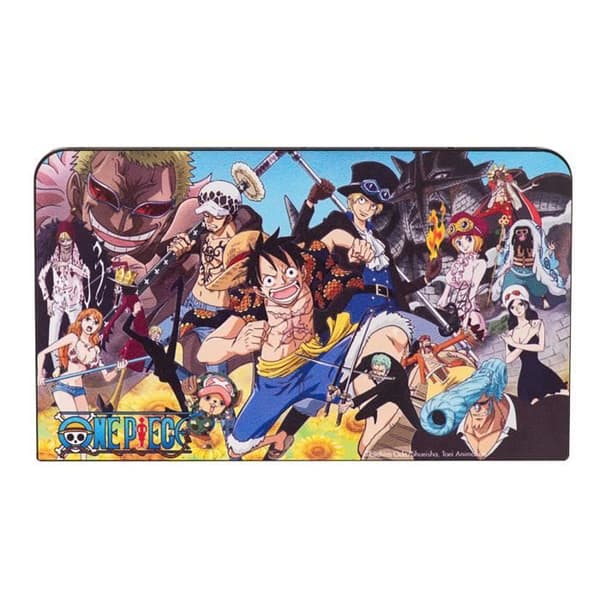 Dock Cover - Nintendo Switch - One Piece - Beskyttelse - 6 pladser - Sort Sort