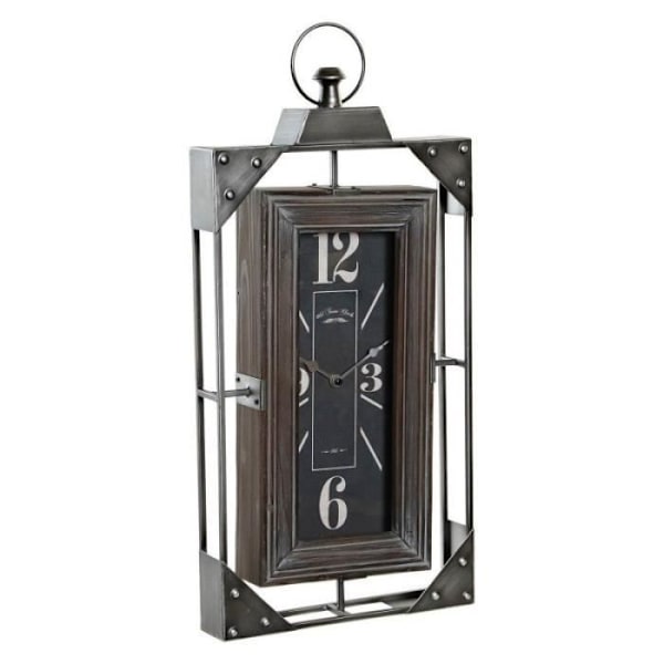 Vægur Thyann boligindretning loft træjern (29 x 6,5 x 61 cm)
