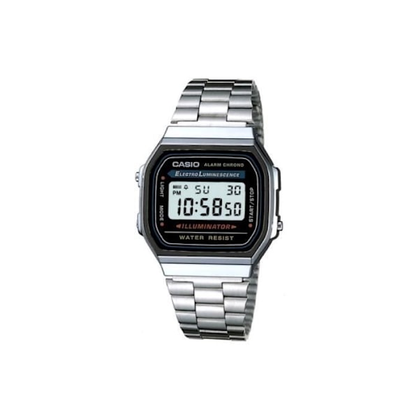 Briller - CASIO - Mod. A168WA-1A - Rustfrit Stål - Unisex - UV-beskyttelse