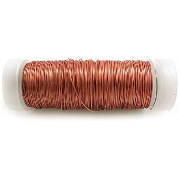 Kobbertråd med spole - EDM - EDP 85346 - 0,40 m - 50 g - Sort