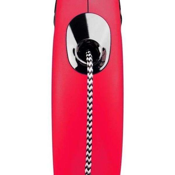 Talutin Uusi Classic S johto 8 m punainen Flexi CL10C8-251-R-20 Rød og sort
