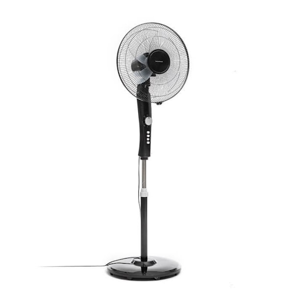Jalustatuuletin - InnovaGoods - Breezinn - 45 W - Oscillation - 3 nopeutta - Musta Svart