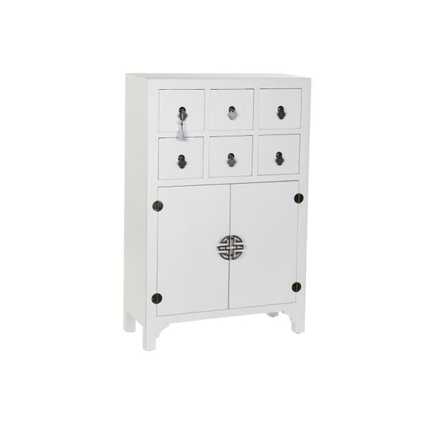 Itämainen kuusen MDF-laatikosto (63 x 27 x 101 cm)