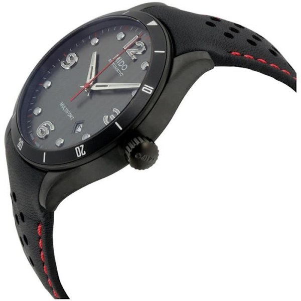 Klocka - Mido - M0254073606100 - Automatisk - Svart Läder - Safirglas Svart