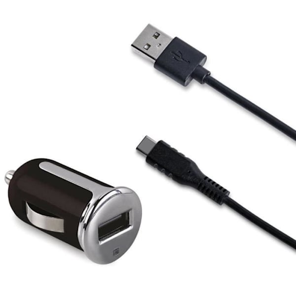 Bils charger - Celly - USB Celly - 2,4A - Sort - Universel