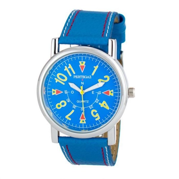 PERTEGAZ P33004-A Sølv herreur - Quartz - Analog - Voksen - 41MM