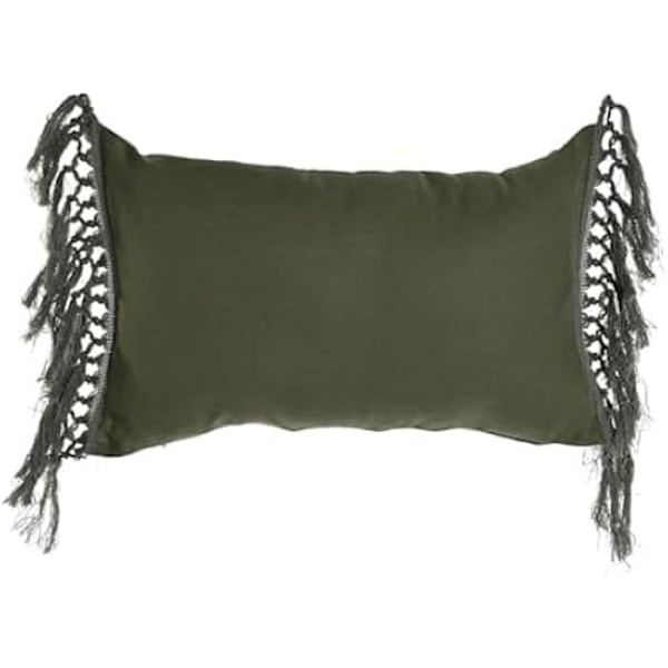 Kudde - HOME ESPRIT - Grön - 50 x 15 x 30 cm - Flerfärgad - Rektangulär Flerfärgad