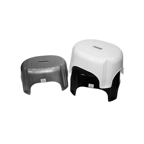 Taburett - BigBuy Home - Flerfärgad - Polypropen - 30x25x18 cm - Samtida design Flerfärgad