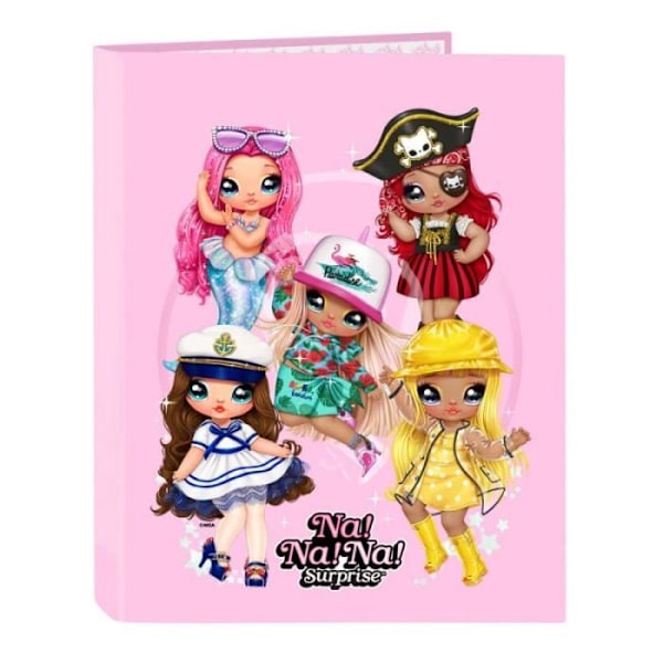 Ringbind Na!Na!Na! Surprise Sparkles Pink A4 (26,5 x 33 x 4 cm)