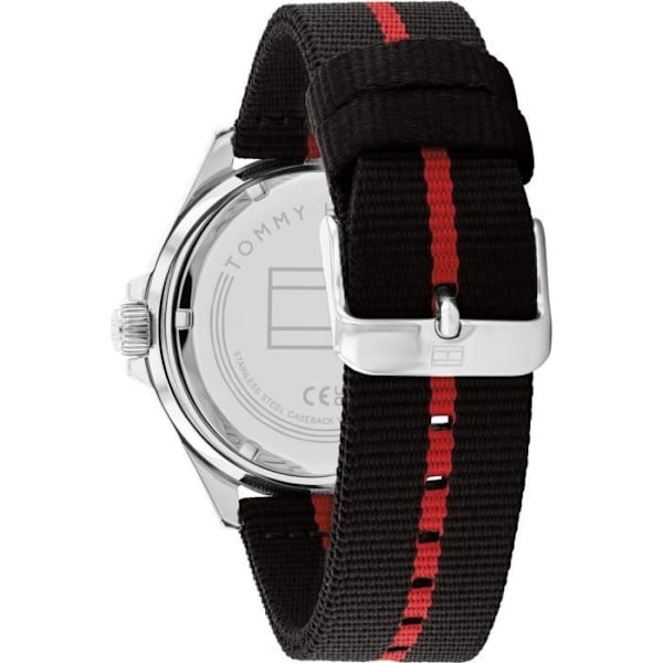Ur - Tommy Hilfiger - 1792010 - Sort stof - 43 mm - Vandtæt 5 bar Svart