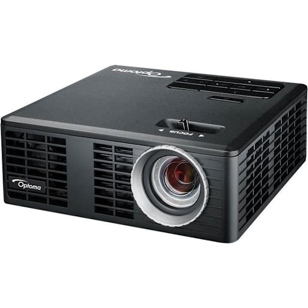 Optoma ML750e - WXGA (1280x800) LED-videoprojektor - Ultraportabel - 700 LED-ljusstyrka - HDMI - 1W inbyggd högtalare - Svart Svart