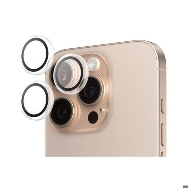 Beskyttelse af kameraobjektiv til iPhone 16 Pro/16 Pro Max, Panzer Glass