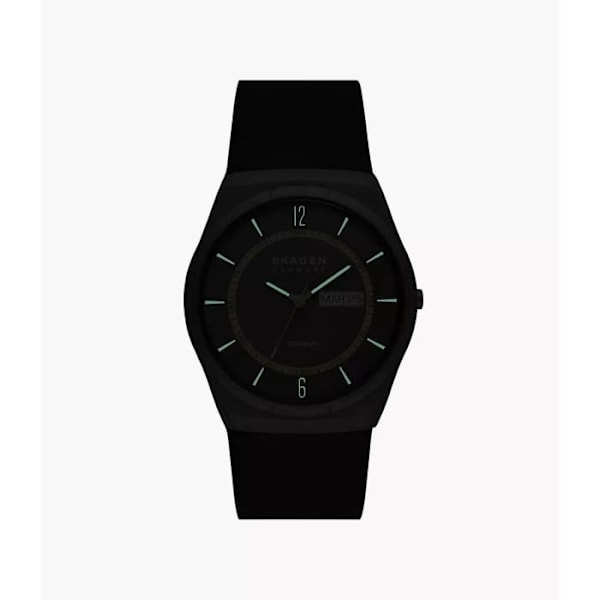 Skagen Ur - Mænd - SKW6907 - Sort Læder - 40mm - 5 bar - 39g Svart
