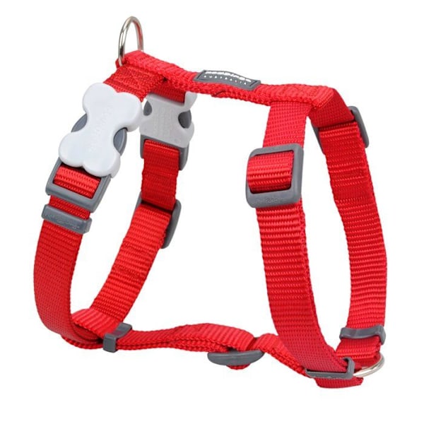 Rød dingo dyresele - DH-ZZ-RE-20 - Glat hundesele 37-61 cm Rød