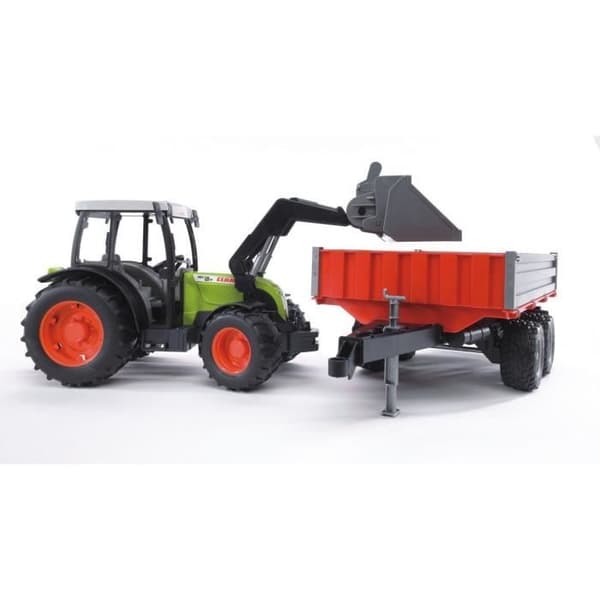 BRUDER Claas Nectis 267F traktor med vippevogn - 65,5 cm Grøn