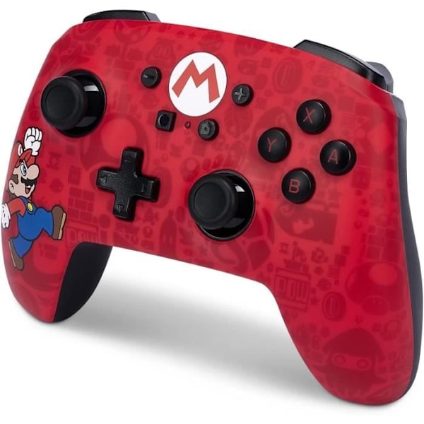 Manette Sans Fil Here We Go Mario - Lisävaruste - SWITCH Röd