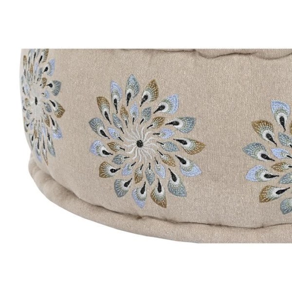 pouf 60 x 60 x 27 cm beigensininen