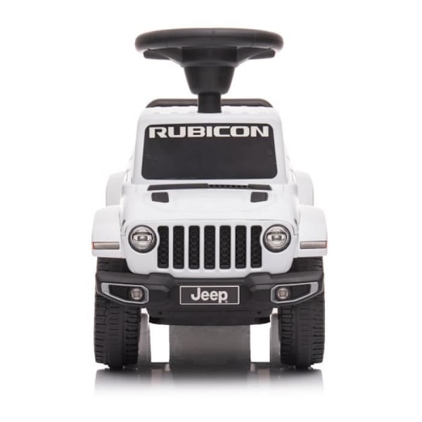 DEVESSPORT Jeep Gladiator Vit, Officiell Licens, Ljudlarm & Ljud, Sittlåda, 12 Månader till 6 År Blandat vit svart