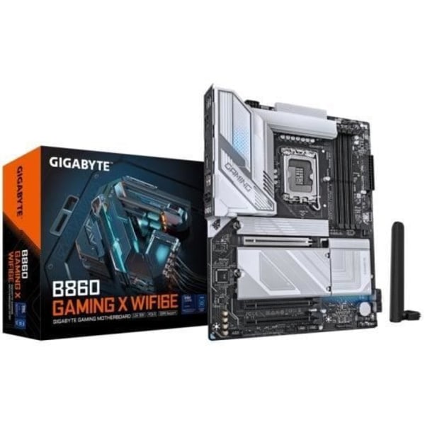 Moderkort - Gigabyte - B860 GAMING X WIFI6E - WiFi 6E - DDR5 SDRAM - Förbättrad prestanda