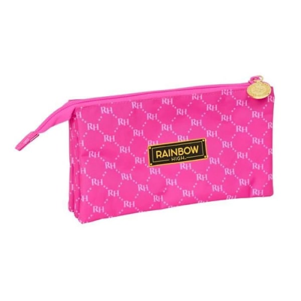Skolväskan - Rainbow High - Fuchsia - 22 x 12 x 3 cm - 3 Fack - Dragkedja Fuchsia
