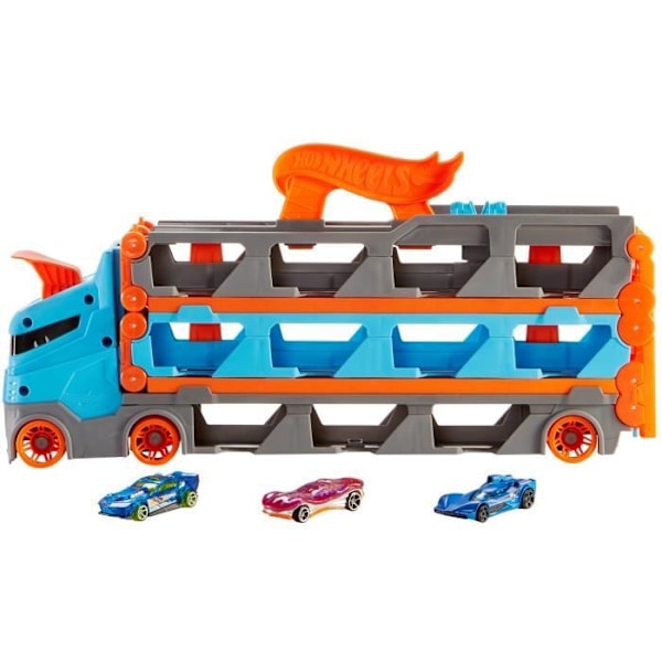 Hot Wheels - Super expanderbar transporter - Krets / Liten bil - Från 4 år GVG37 Flerfärgad