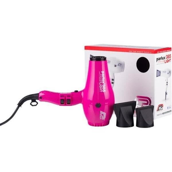 Hiustenkuivain - Parlux - Powerlight 385 - 2150W - Ioni - Fuksia Fuchsia