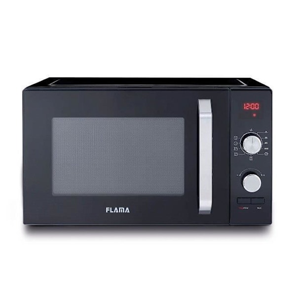 Flama Noir 1837FL mikroovn - 800W - 23L - 9 automatiske programmer Svart