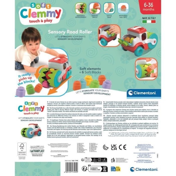 CLEMENTONI - Sensorisk lastbil Clemmy