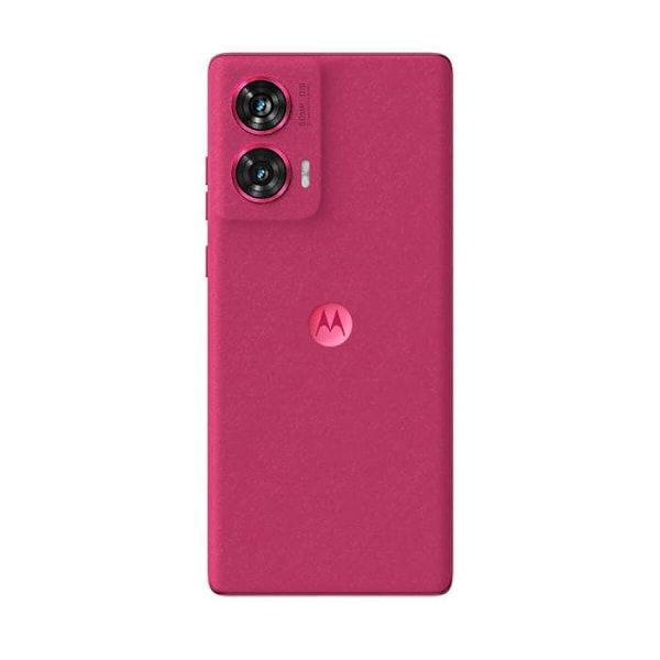 Motorola moto edge 50 FUSION-smartphone i hot pink med 6,7" POLED-skærm 144 Hz Full HD+, 1080 x 2400 pixels, 12 GB DDR4 + RAM
