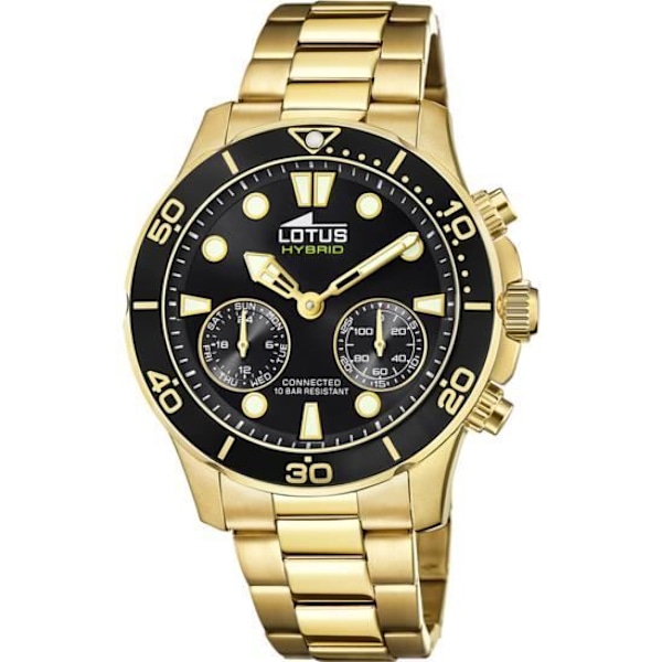Smartwatch - Lotus - 18802/2 - Gul PVD - Vandtæt 10ATM - Chronograf
