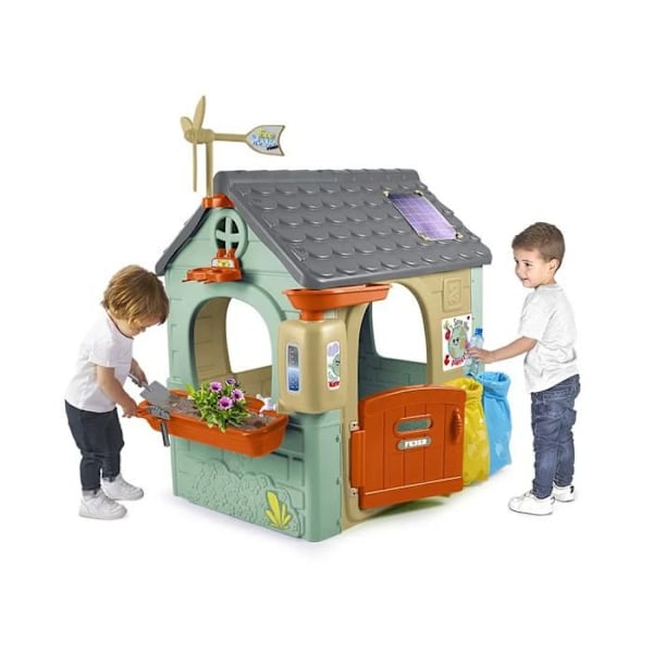 Børns Legemuseum - FEBER - Genbrugs Øko Hus - Genanvendt Plast - Anti-UV - Let at Montere