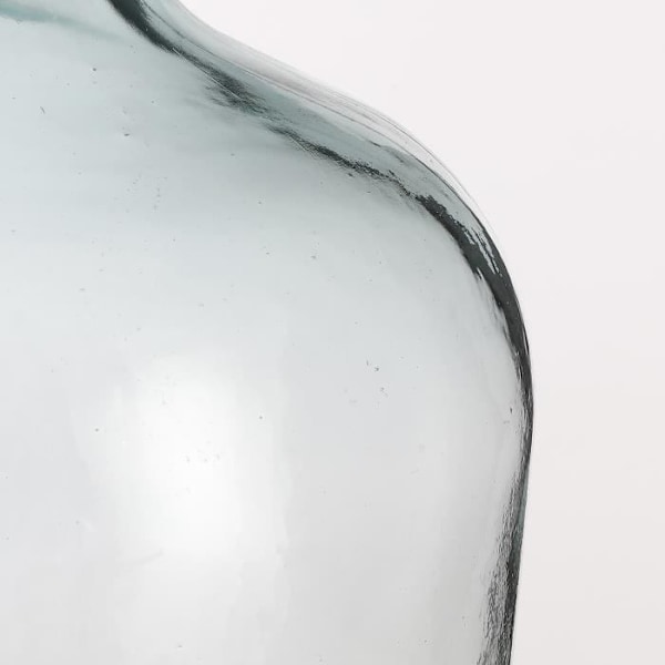 Mica Decorations Diego Vas - H56 x Ø40 cm - Återvunnet glas - Klart Transparent