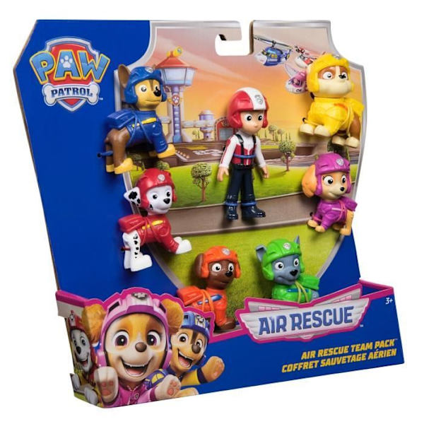 SPIN MASTER MULTIPACK 7 FIGUURAA AIR RESCUE La Pat' Patrouille Flerfärgad